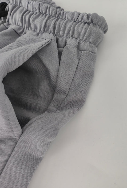 Pantalone Tuta Uomo MEED MILANO in cotone Logo Ricamato- GRIGIO