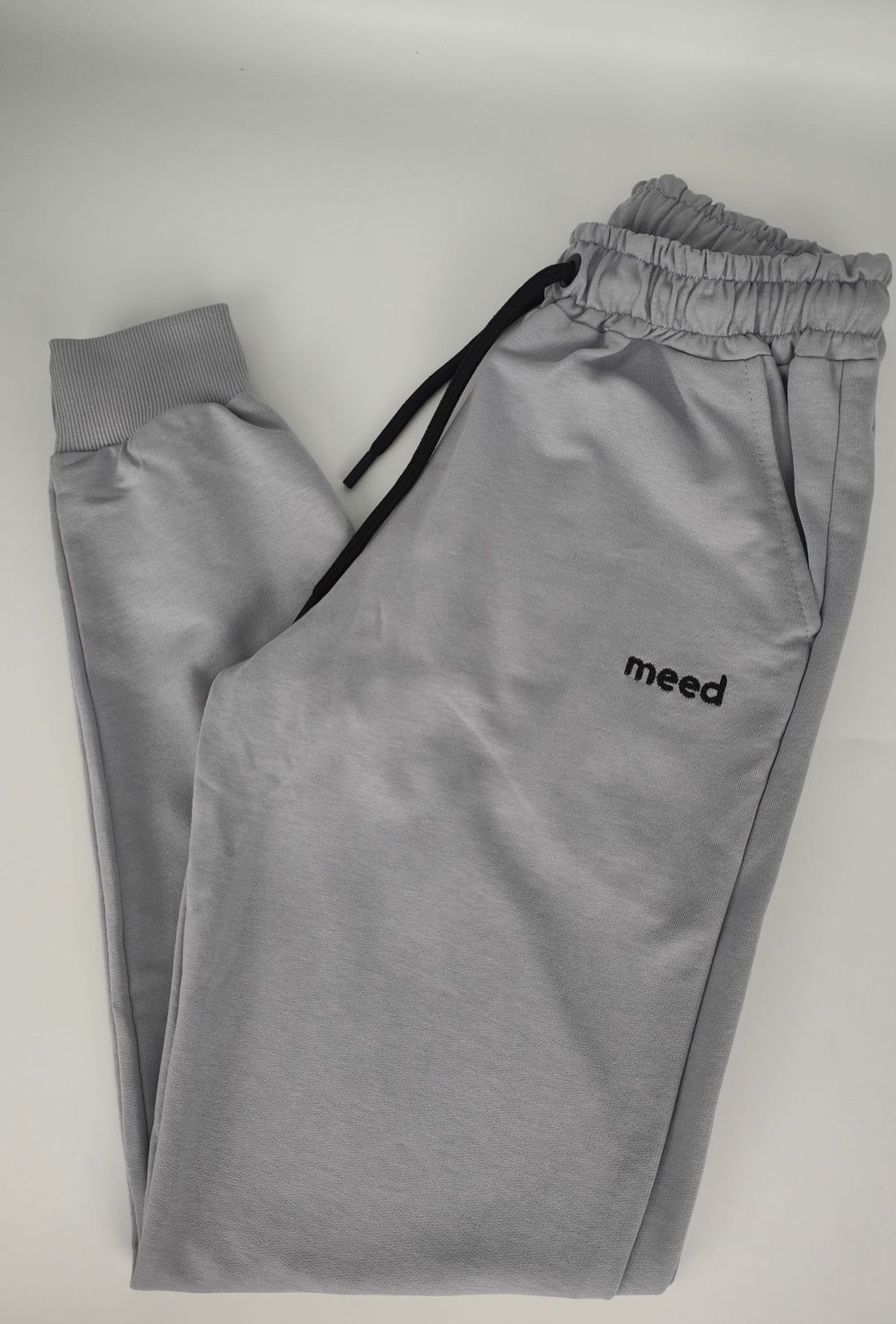 Pantalone Tuta Uomo MEED MILANO in cotone Logo Ricamato- GRIGIO