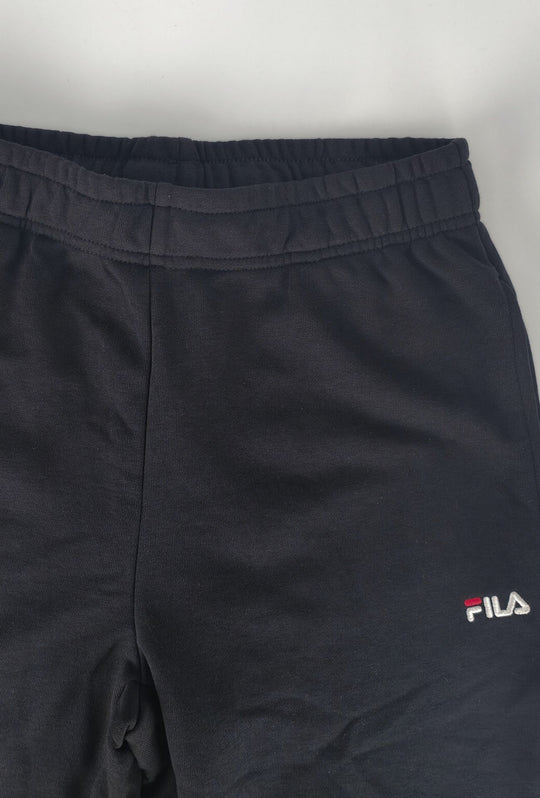 Pantalone Tuta Uomo FILA  in Cotone con Polsini- NERO