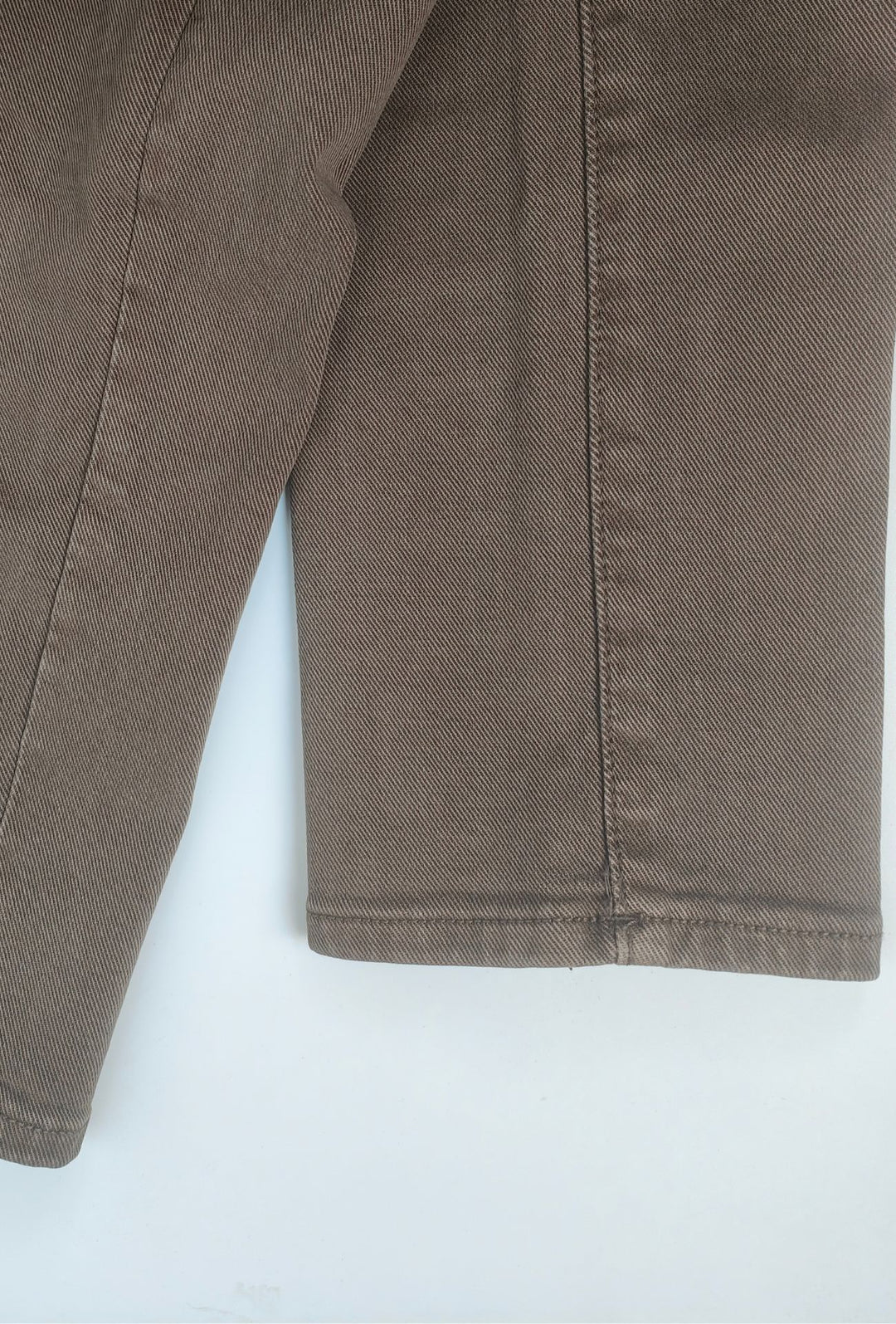 Pantalone Uomo Invernale Effetto Jeansato  DRESSERD Tasca America Regular Fit- FANGO