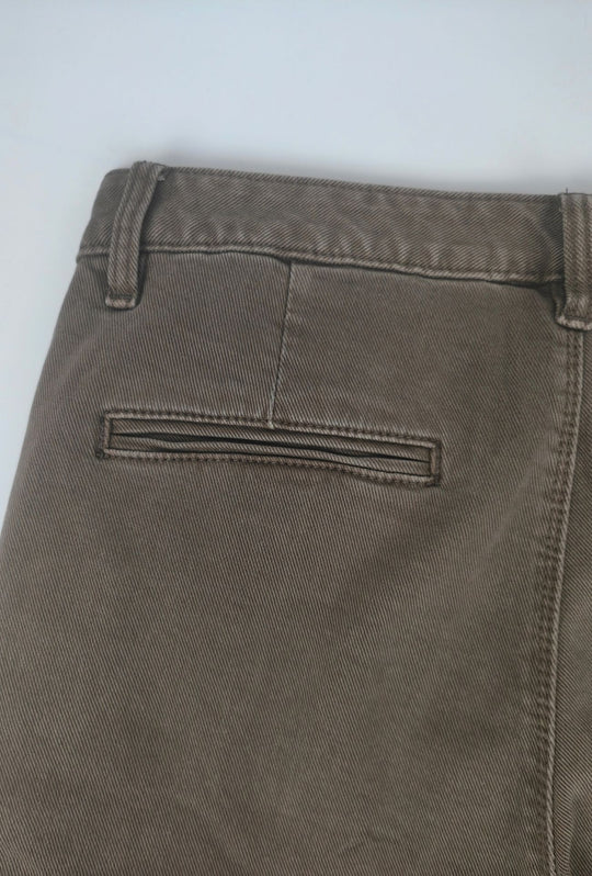Pantalone Uomo Invernale Effetto Jeansato  DRESSERD Tasca America Regular Fit- FANGO