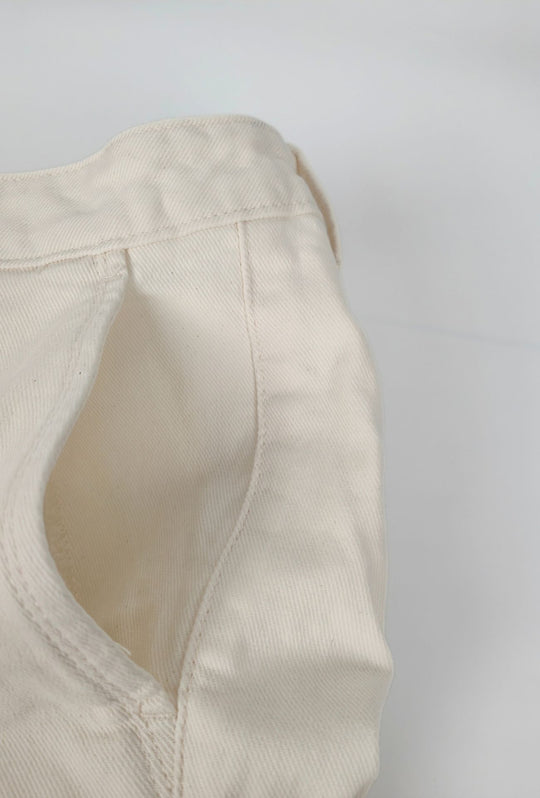 Pantalone Uomo Invernale Effetto Jeansato  DRESSERD Tasca America Regular Fit- ECRU