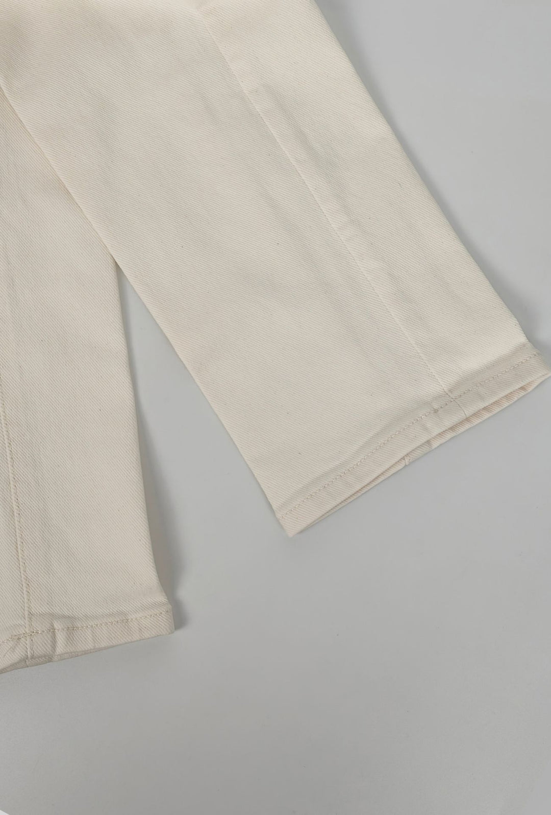 Pantalone Uomo Invernale Effetto Jeansato  DRESSERD Tasca America Regular Fit- ECRU