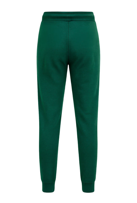 Pantalone di tuta cotone con polsino sul fondo - VERDE