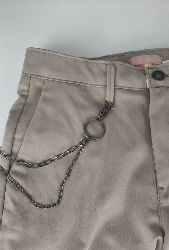 Pantalone uomo slim fit in viscosa DRESSERD - FANGO
