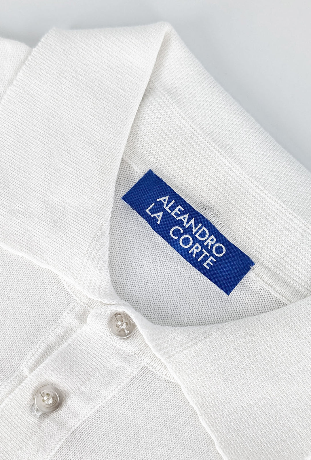 Polo Uomo in Filo Cotone Made in Italy Dresserd - BIANCO