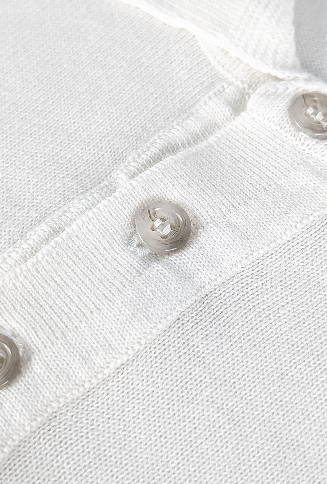 Polo Uomo in Filo Cotone Made in Italy Dresserd - BIANCO
