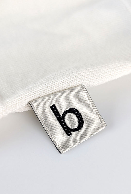 Polo Uomo in filo di cotone con lavorazione a righe - BIANCO