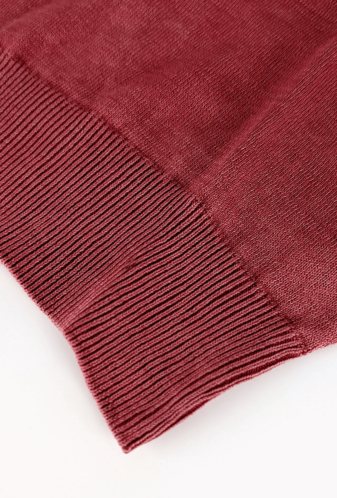 Polo uomo in filo 100% Cotone semi slim fit - BORDEAUX
