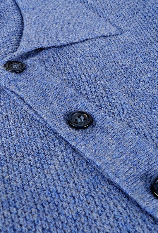 Polo Uomo in Filo Cotone trama lavorata Made in Italy Dresserd - AVIO
