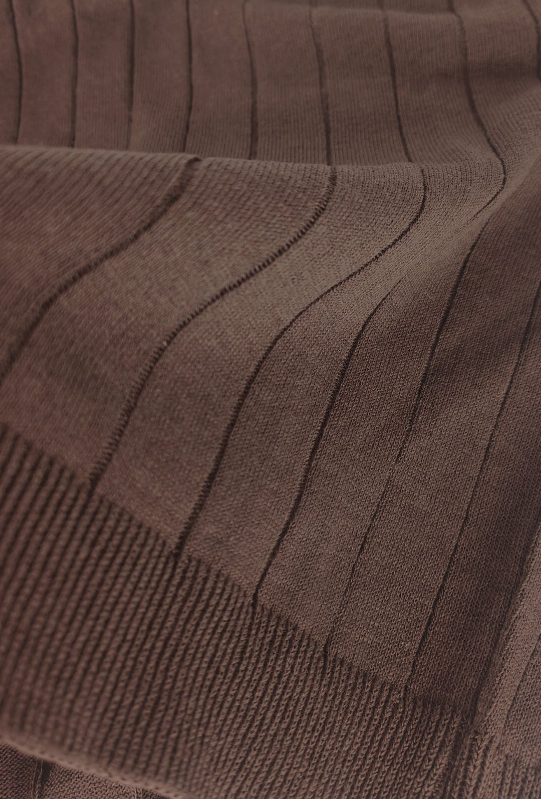 Polo Uomo in Maglia a Coste con Collo Aperto- CAFFE'