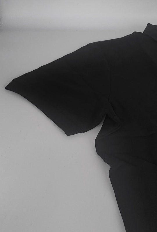 Polo Uomo manica corta MARLBORO CLASSIC logo ricamato lato cuore, colletto tinta unita- NERO