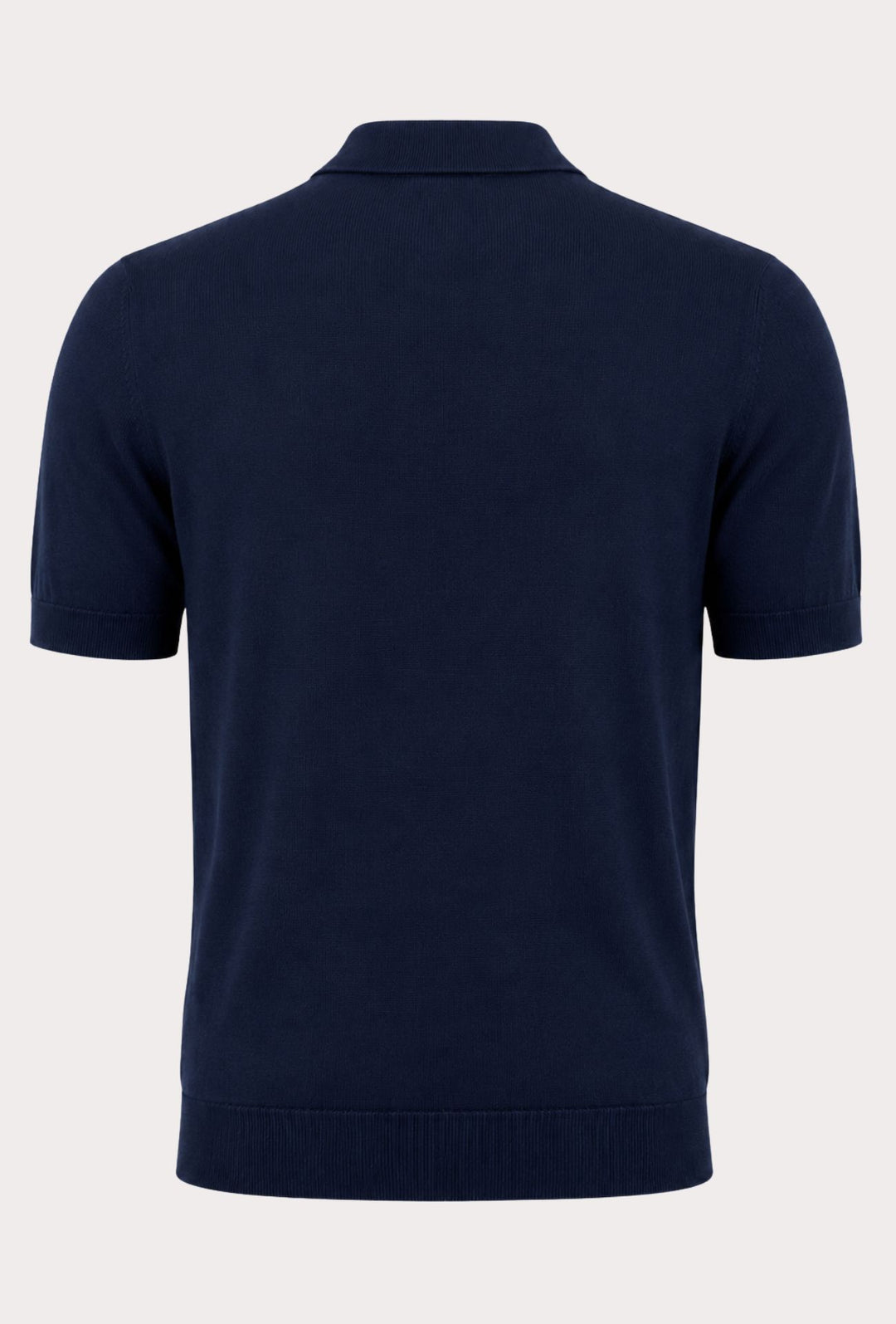 Polo Uomo in Tencel, Seta e Cotone DRESSERD- BLU NAVY