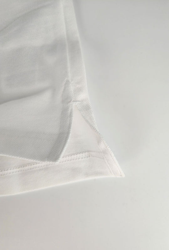 Polo Tommy Hilfiger Uomo in Cotone Piquet Regular Fit -BIANCO