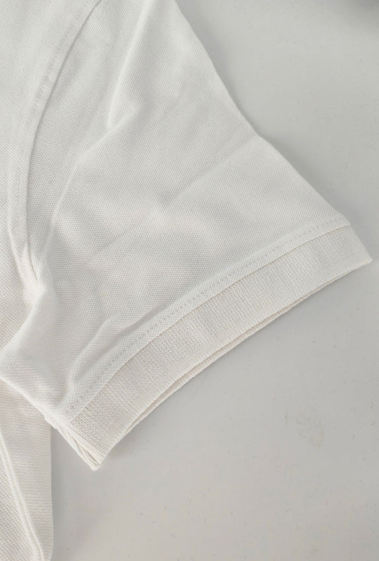 Polo Tommy Hilfiger Uomo in Cotone Piquet Regular Fit -BIANCO