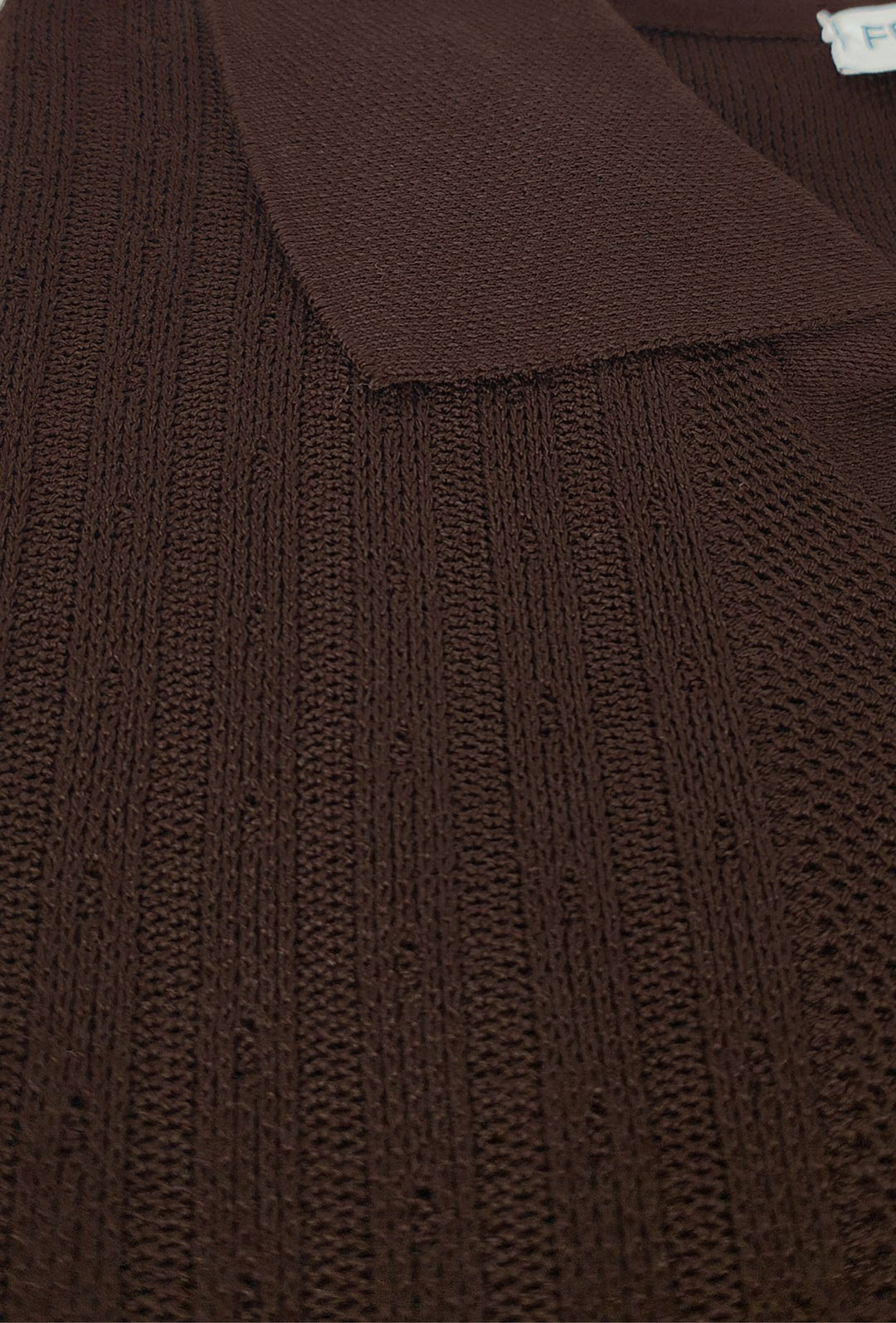 Polo Uomo in Maglia con Inserti Verticali in cotone- CAFFE'