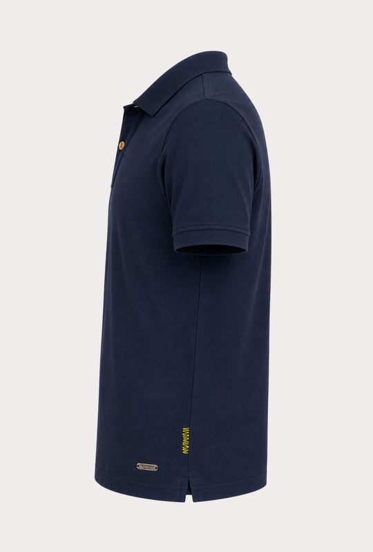 Polo Uomo Cranberry cotone Jersey semi slim -BLU