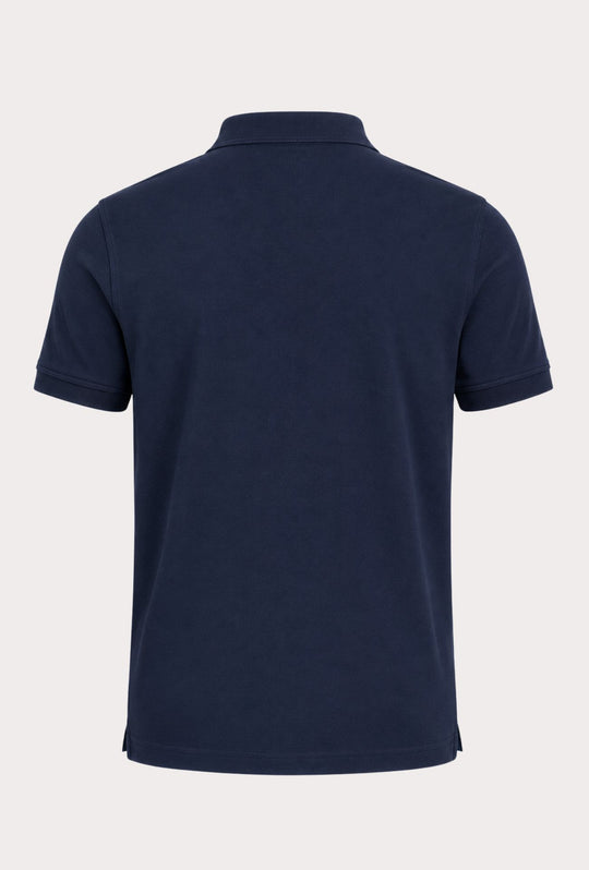 Polo Uomo Cranberry cotone Jersey semi slim -BLU
