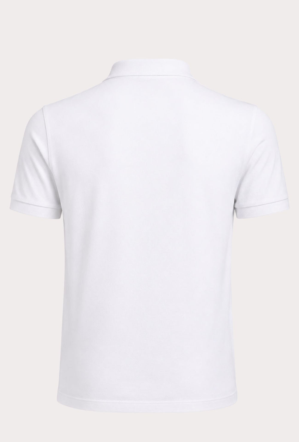 Polo Uomo manica corta MARLBORO CLASSIC logo ricamato lato cuore, colletto tinta unita- BIANCO