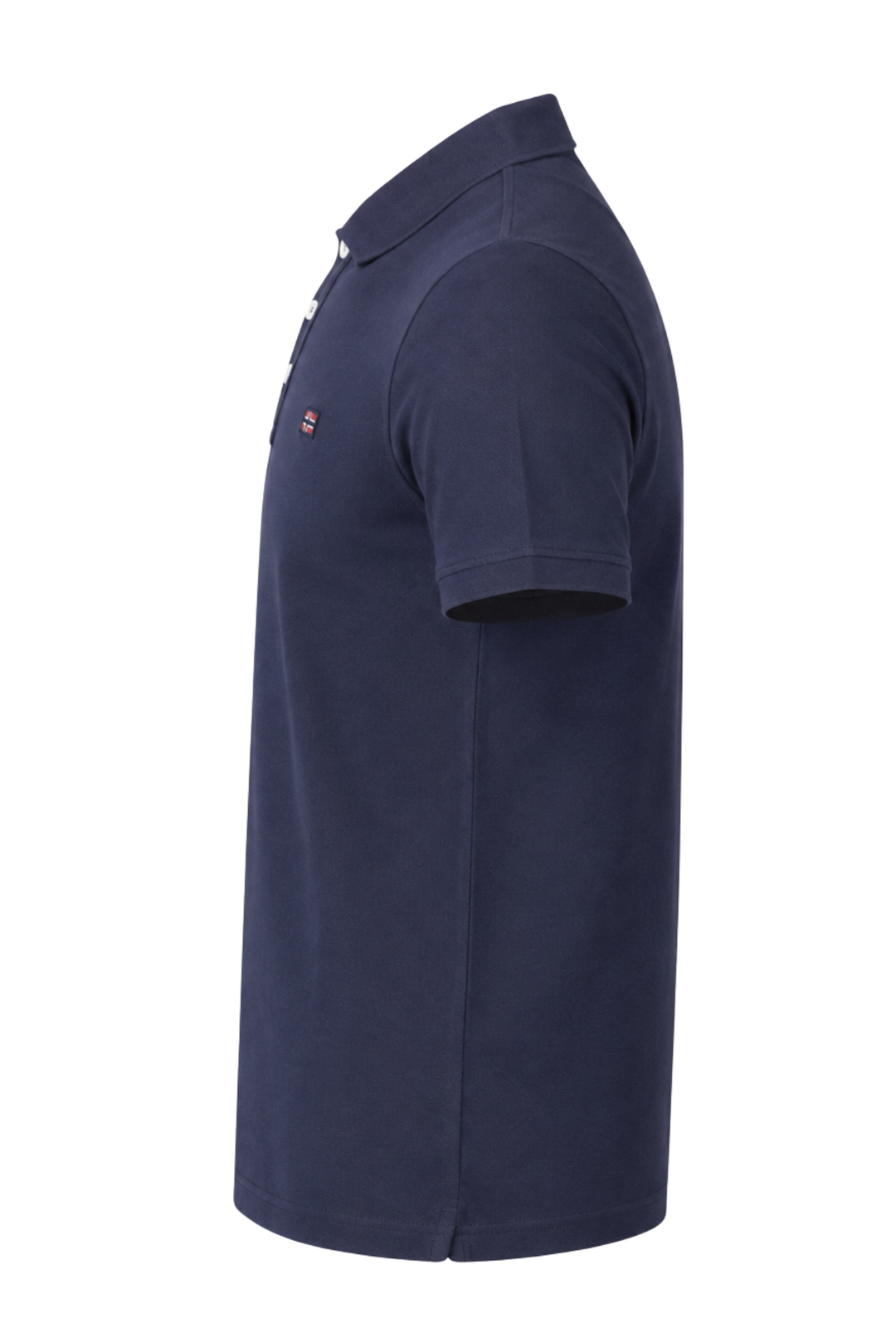 Polo Uomo NORWAY mezza manica 100% Cotone Tinta Unita - BLU NAVY