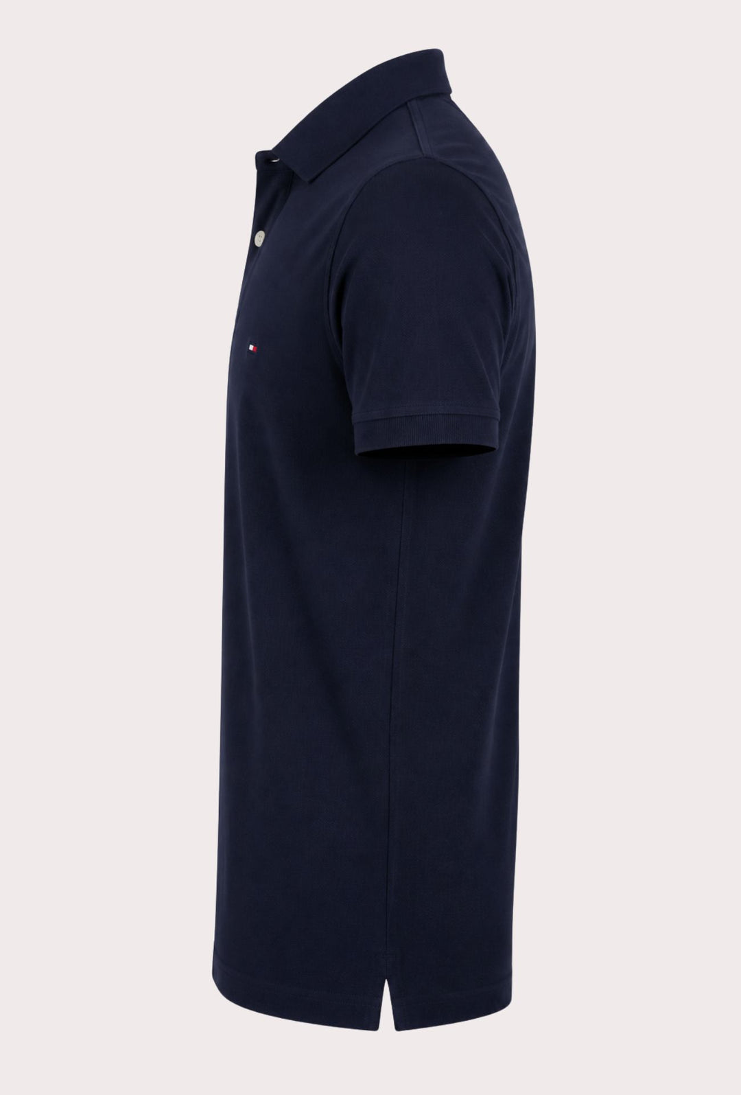 Polo Tommy Hilfiger Uomo in Cotone Piquet Regular Fit -BLU NAVY