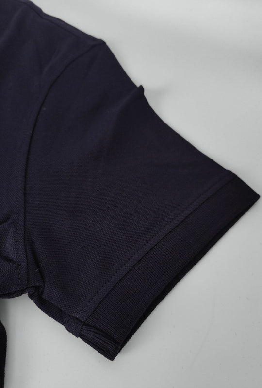 Polo Tommy Hilfiger Uomo in Cotone Piquet Regular Fit -BLU NAVY