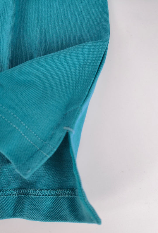 Polo Tommy Hilfiger Uomo in Cotone Piquet Regular Fit -TURCHESE