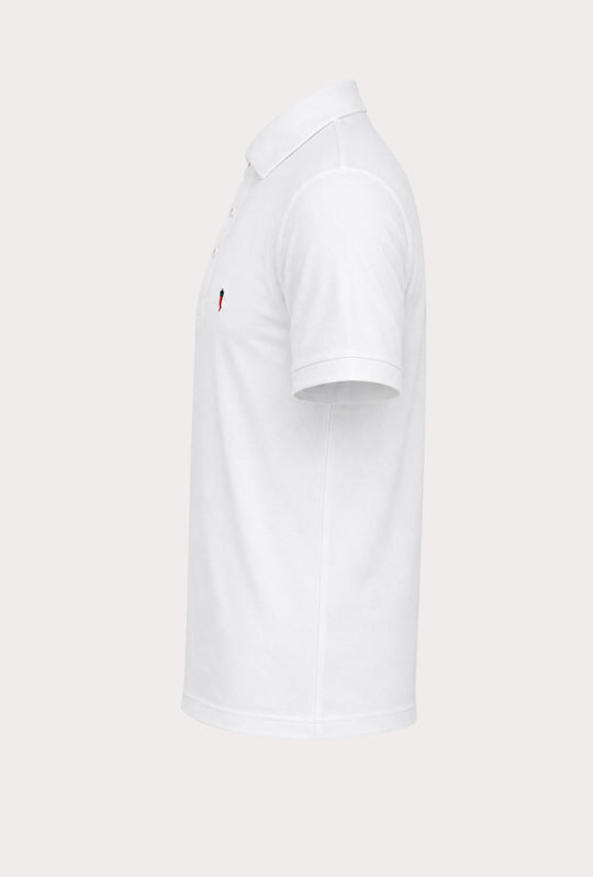 Polo Uomo Manica Corta CIRCOLO VELA POSILLIPO - BIANCO