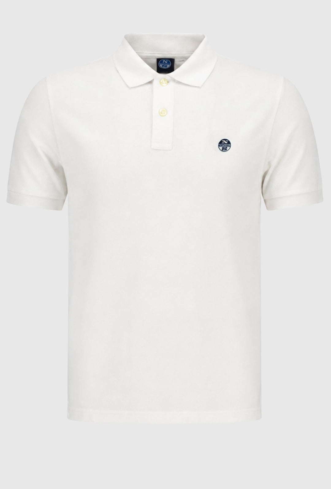 Polo Uomo Regular Fit North Sails- BIANCO