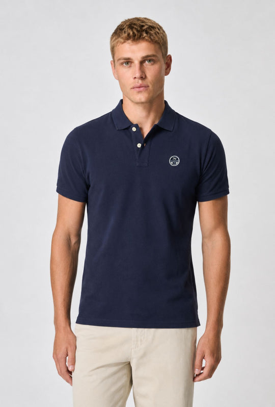 Polo Uomo Regular Fit North Sails- BLU NAVY