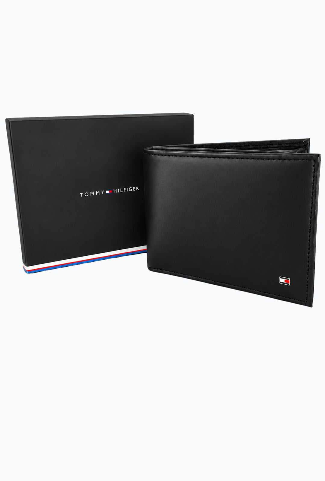 Portafoglio Uomo Tommy Hilfiger  in pelle- NERO