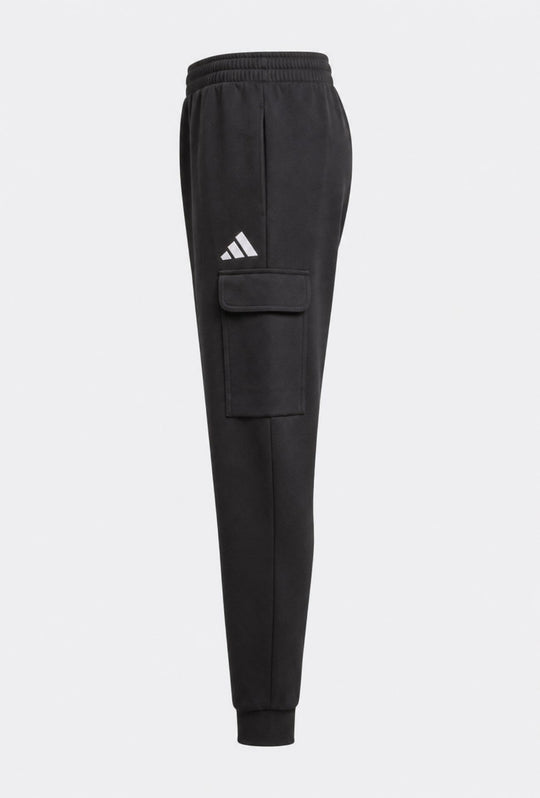 Pantalone Tuta Uomo ADIDAS Nero in Cotone Cargo Jogger - NERO