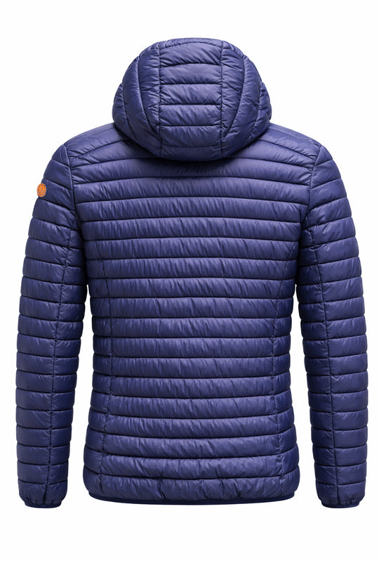 Giubbotto uomo Navy Sail 80 Grammi con cappuccio - BLU