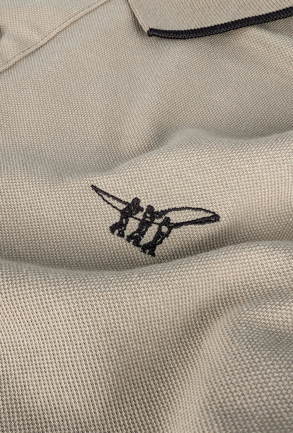 Polo Uomo HENRY COTTON'S in cotone piquet con bordino - BEIGE