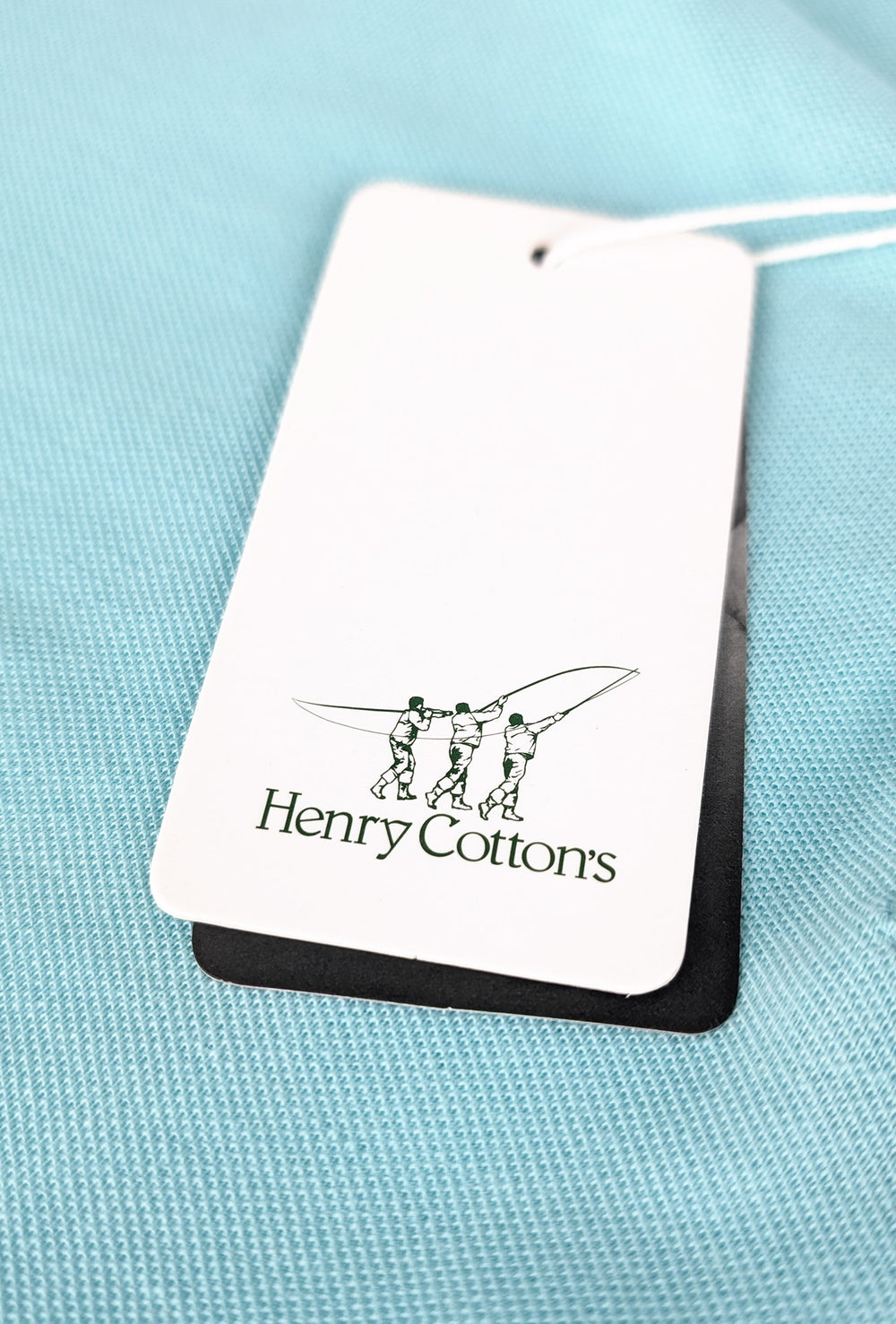 Polo Uomo HENRY COTTON'S in cotone piquet - TURCHESE
