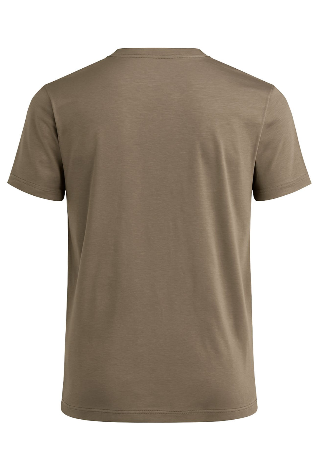 T-Shirt uomo Baci & Abbracci con taschino colorato - FANGO