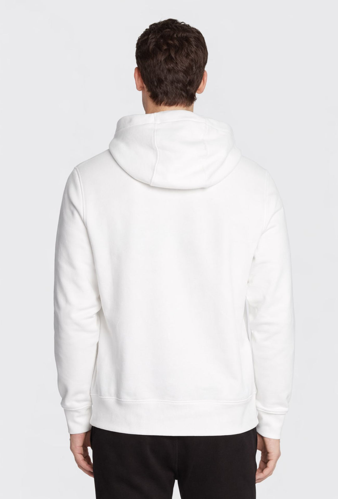 Felpa uomo NIKE Team Club 20 chiusa con cappuccio cotone felpato - BIANCO