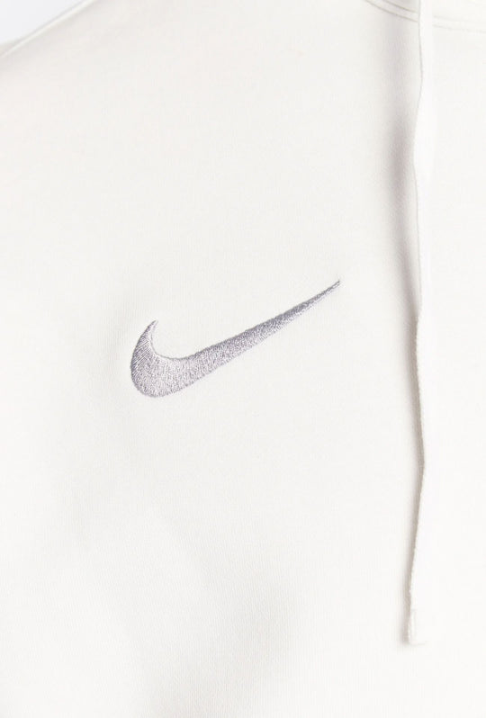 Felpa uomo NIKE Team Club 20 chiusa con cappuccio cotone felpato - BIANCO