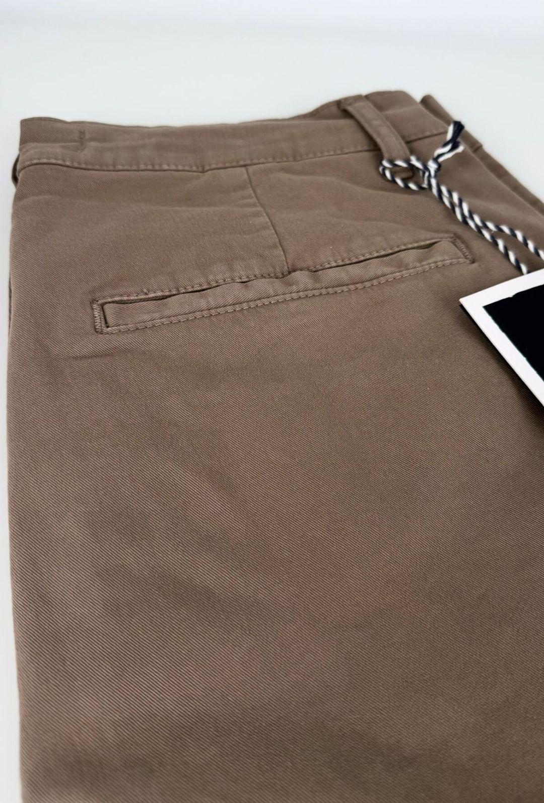 Pantalone uomo Caldo cotone tasca america gamba stretta - BEIGE