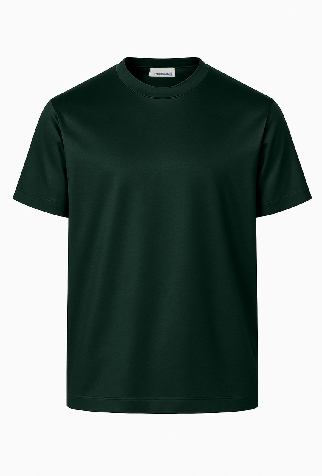 T-Shirt Uomo FILO DI SCOZIA  mezza manica - VERDE SCURO