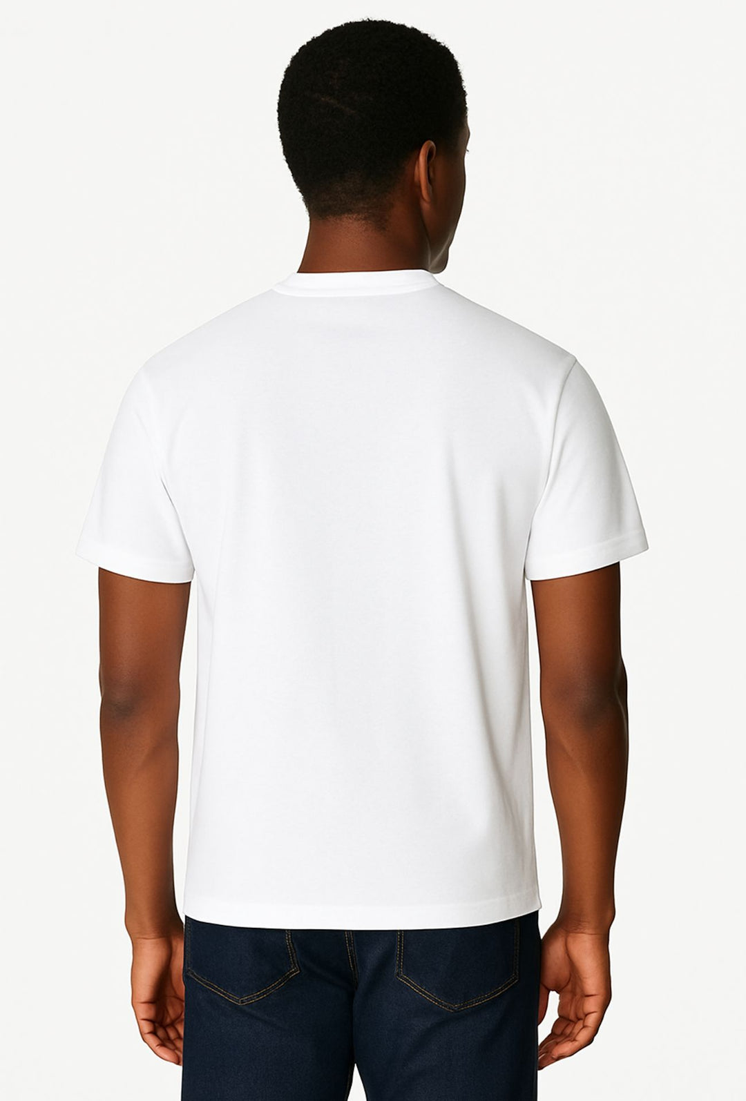 T-Shirt Uomo FILO DI SCOZIA  mezza manica - BIANCO