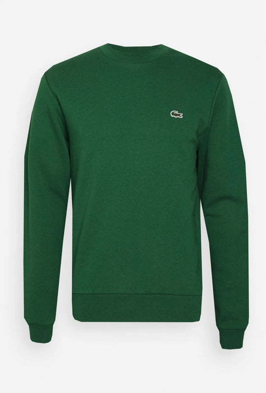 Felpa Uomo Lacoste girocollo felpato - VERDE