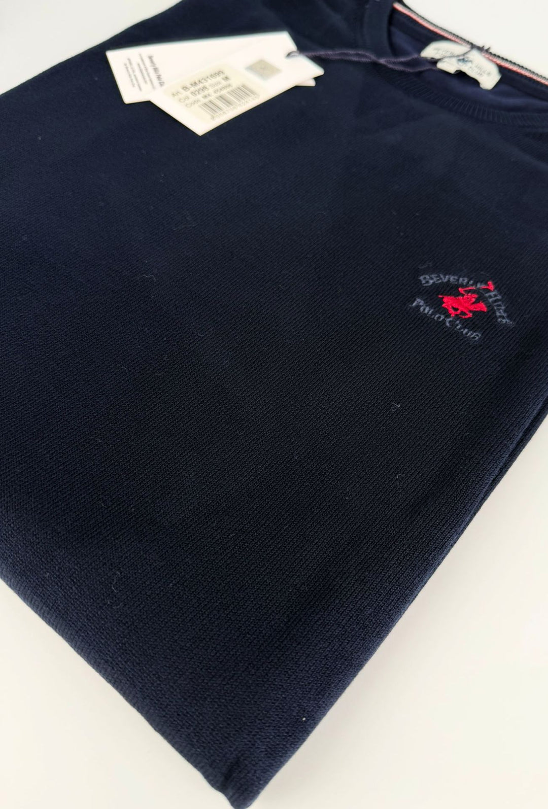 Maglioncino uomo Beverly Hills Polo Club in viscosa invernale - BLU