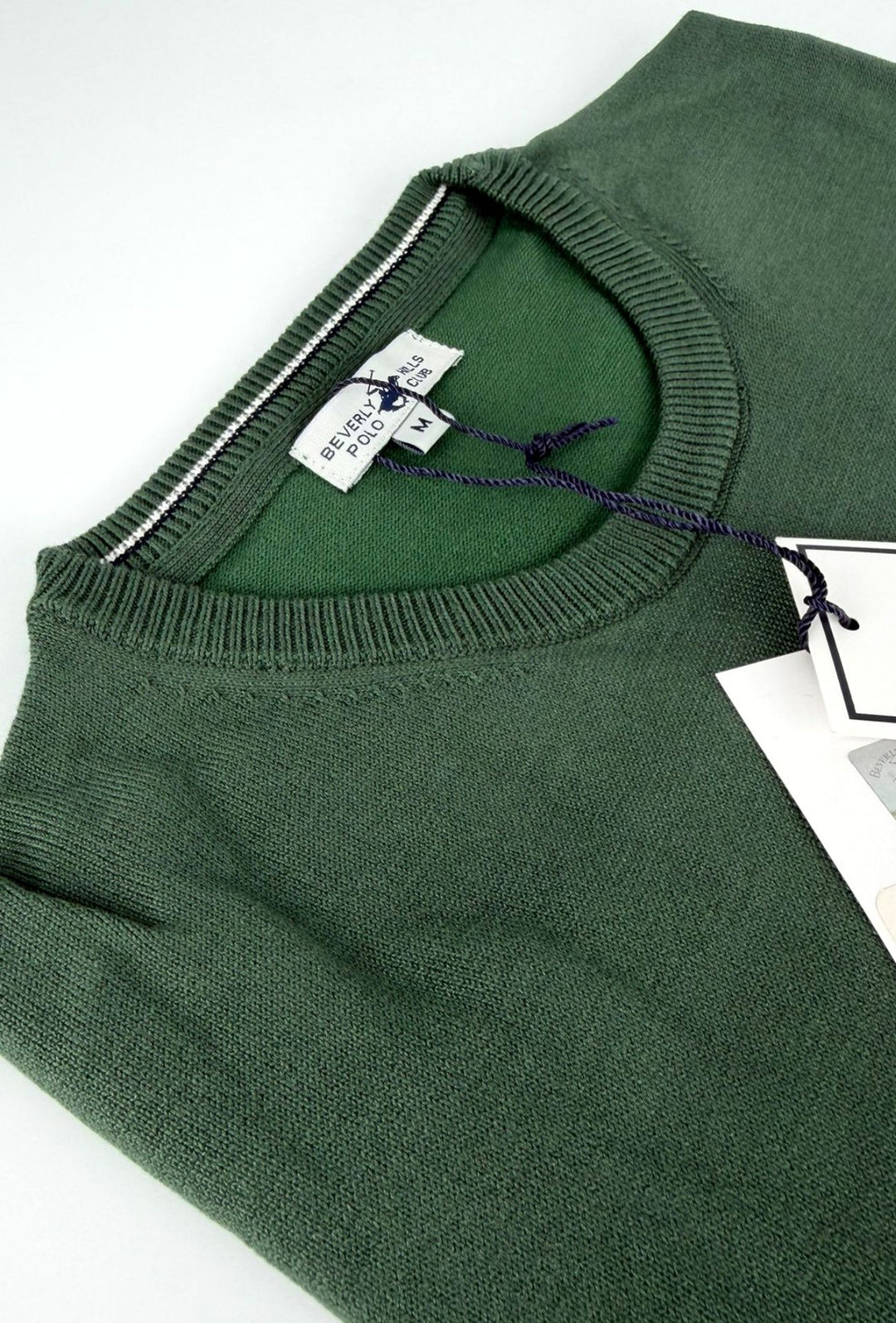 Maglioncino uomo Beverly Hills Polo Club in viscosa invernale - VERDE