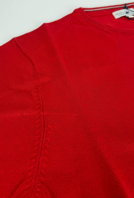 Maglioncino uomo Beverly Hills Polo Club in viscosa invernale - ROSSO