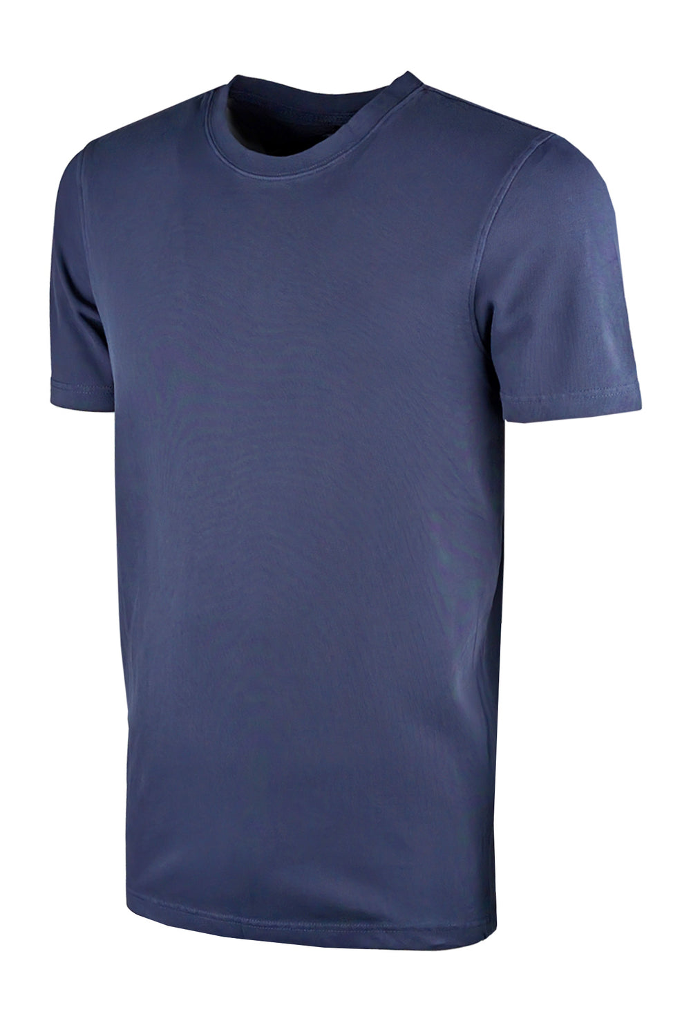 T-Shirt uomo Dresserd in cotone piquet elasticizzato - BLU