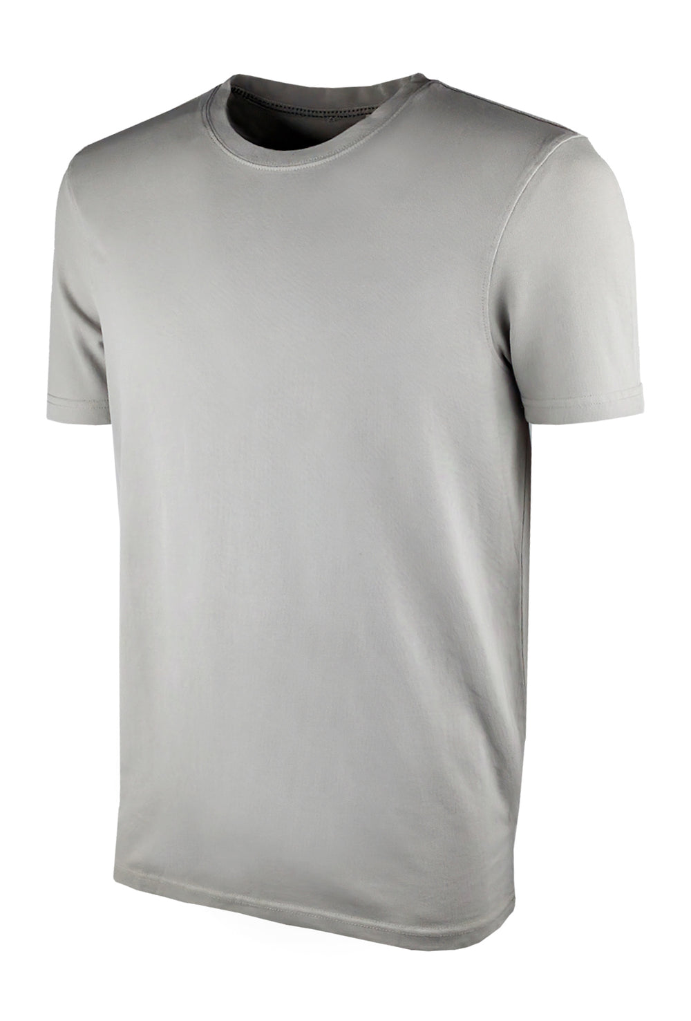 T-Shirt uomo Dresserd in cotone piquet elasticizzato - GRIGIO CHIARO