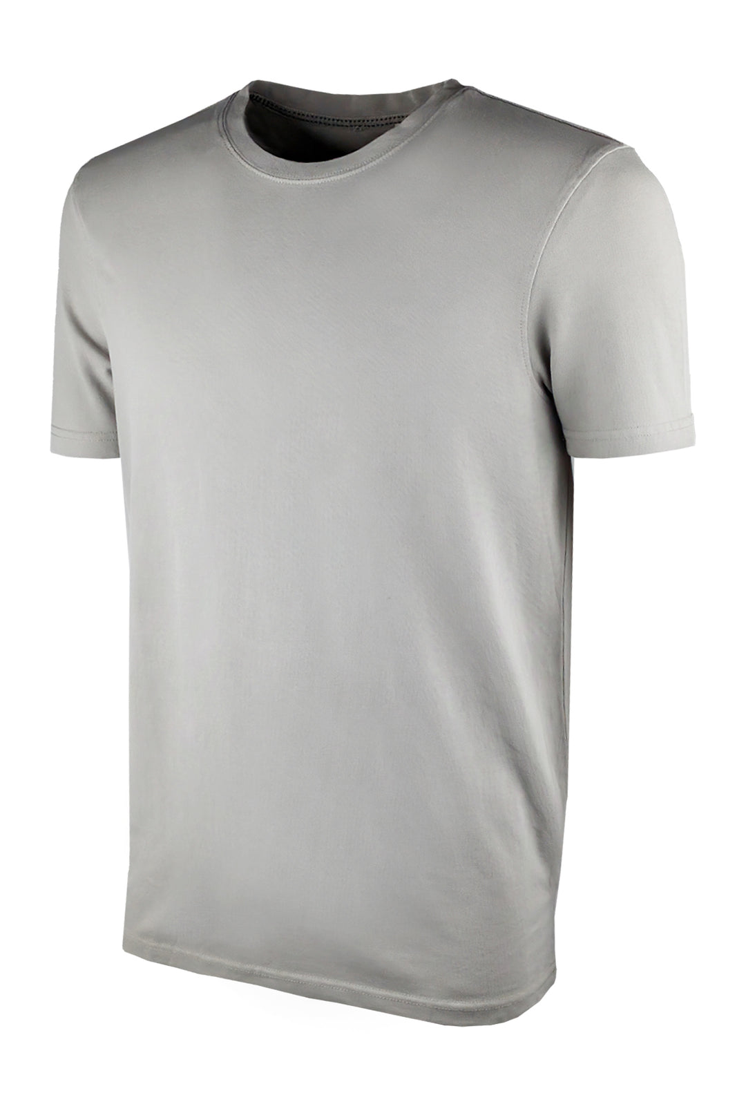 T-Shirt uomo Dresserd in cotone piquet elasticizzato - GRIGIO CHIARO