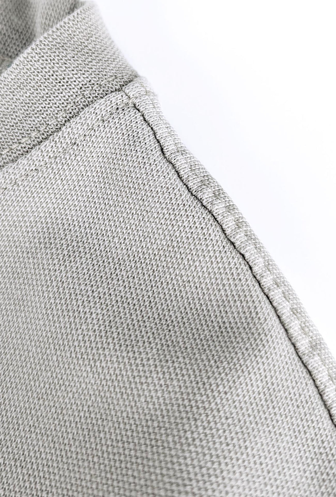 T-Shirt uomo Dresserd in cotone piquet elasticizzato - GRIGIO CHIARO