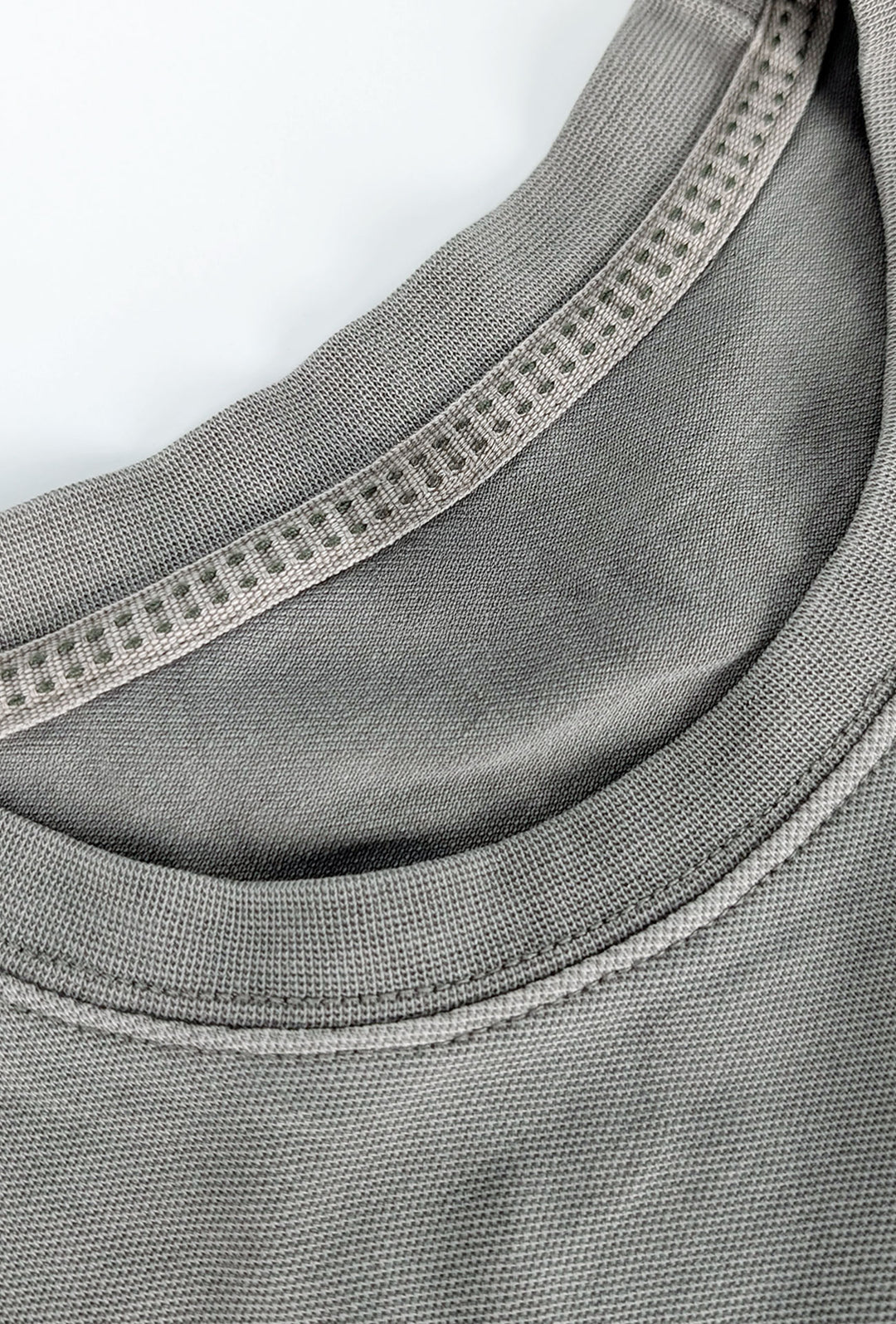 T-Shirt uomo Dresserd in cotone piquet elasticizzato - GRIGIO SCURO